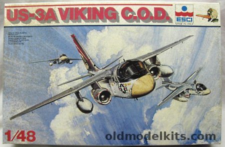 ESCI 1/48 US-3A Viking C.O.D (S-3A), 4053 plastic model kit